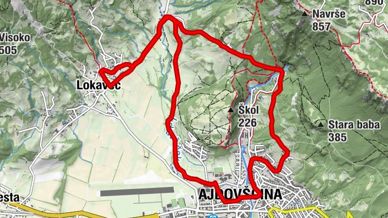 Ajdovščina - Čohi - Lokavec - Sv. Anton Padovanski
