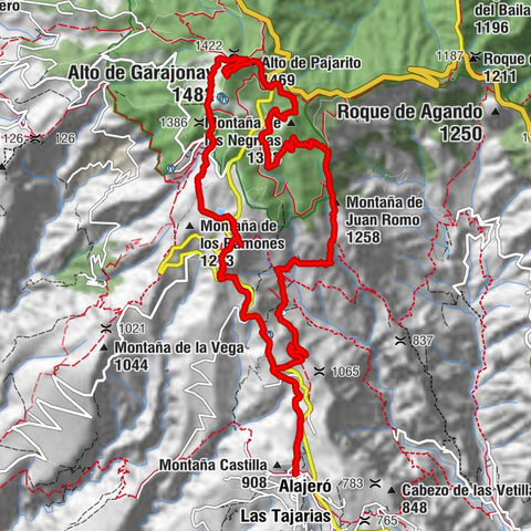Alajero - Imada - Route 16 - Alto de Garajonay- Igualero- Alajero