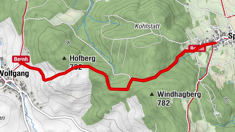 Verbindungsweg von St. Wolfgang nach Spital, Nr. 35