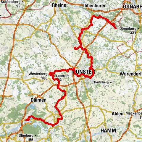 Münsterland Gravel-Transversale – Natur, Wasser und Kulturgeschichte erleben