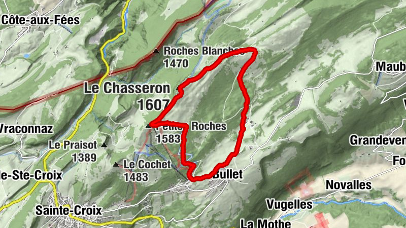 Les Rasses - Chasseron - Les Cluds - Les Rasses