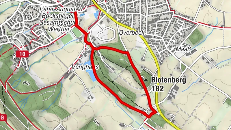 Blotenberg-Runde | Rundwanderweg in Werther (Westf.)