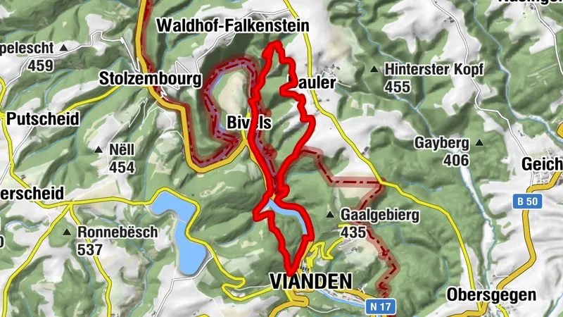 Nat'Our Route 5 - Vianden-Falkenstein