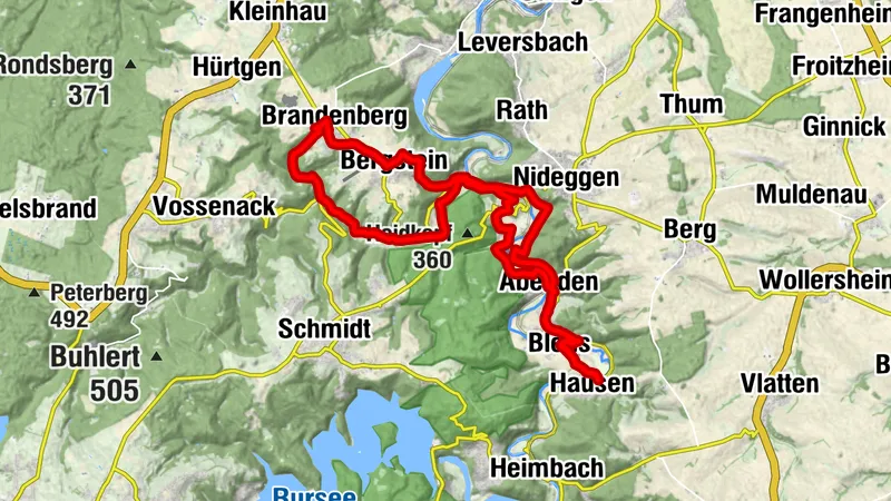 Rureifel: Gravelbike-Tour "Familyloop"