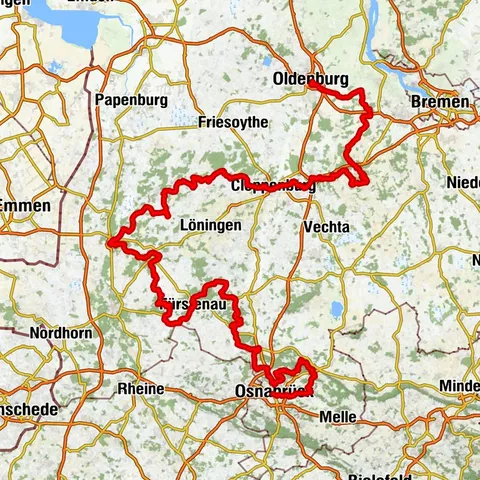 Radroute der Megalithkultur