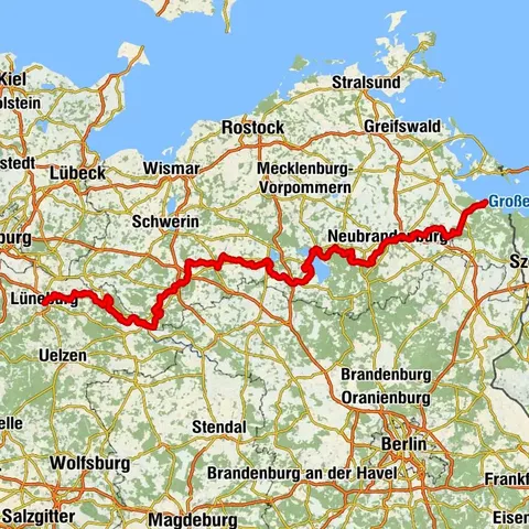 Elbe-Oderhaff Radweg