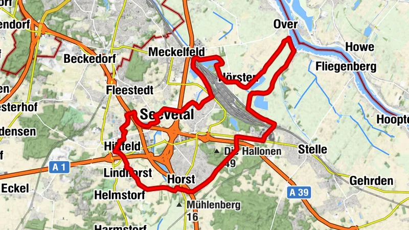 Ringtour - Seeve-Radweg - Unterer Ring 3