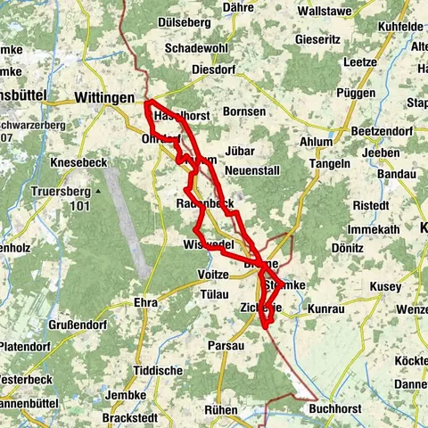 Radroute in der Ohreaue 