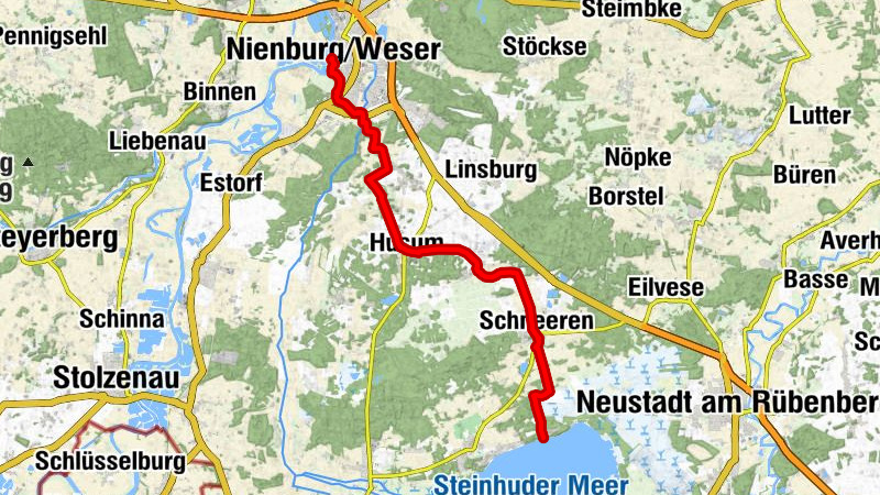 Von Nienburg zum Steinhuder Meer
