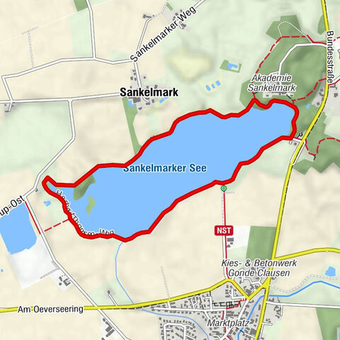 Wanderung um den Sankelmarker See