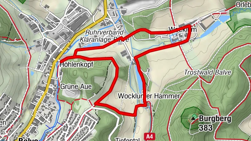 Geschichtspark Balve Rundweg 4 km