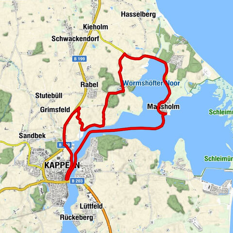 Zu Fuß & auf dem Wasser von Kappeln nach Maasholm
