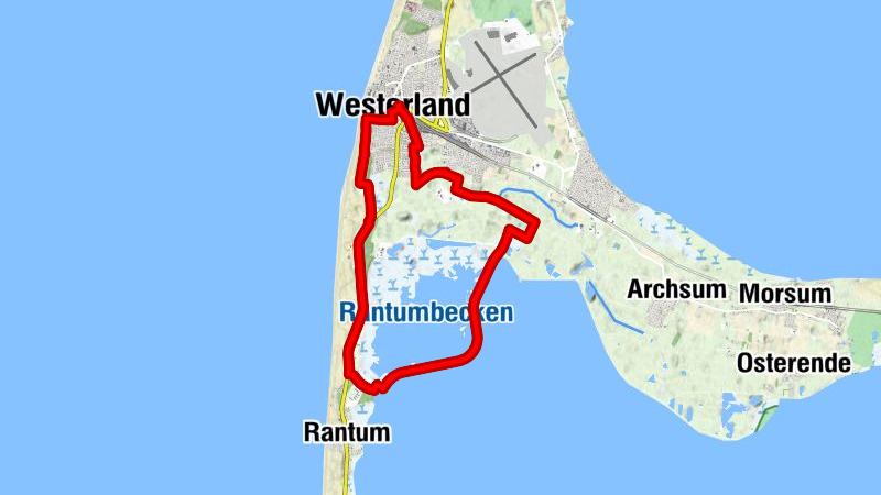 Rundtour um das Rantumbecken