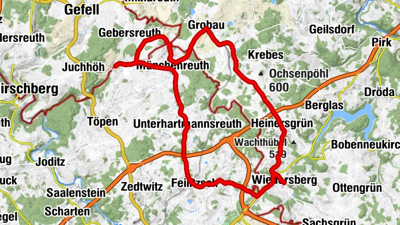 Euregio Egrensis Radtour 2023 - Dreiländereck Sachsen-Thüringen-Bayern