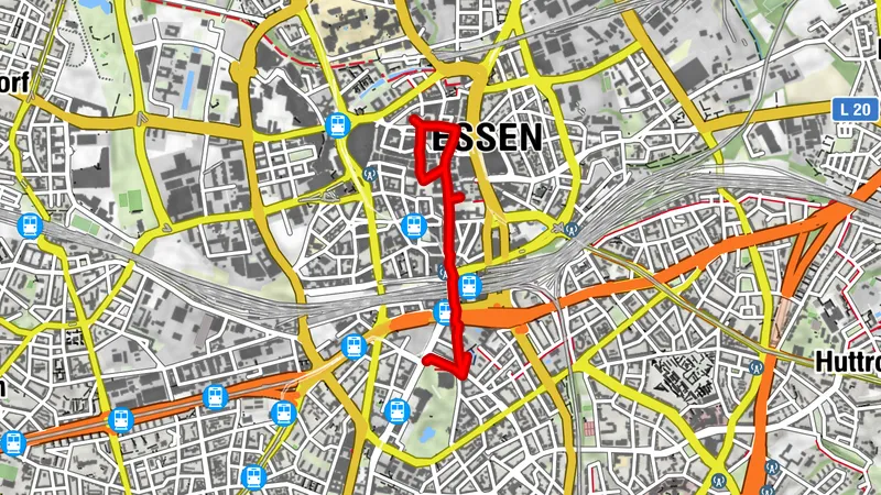 Essen Light Festival Rundgang 2021