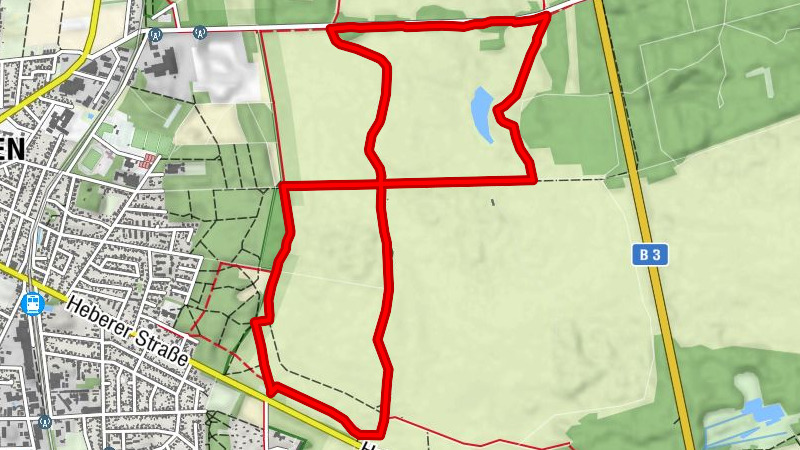 Wanderweg 35 M durch das Naturschutzgebiet Osterheide in Schneverdingen