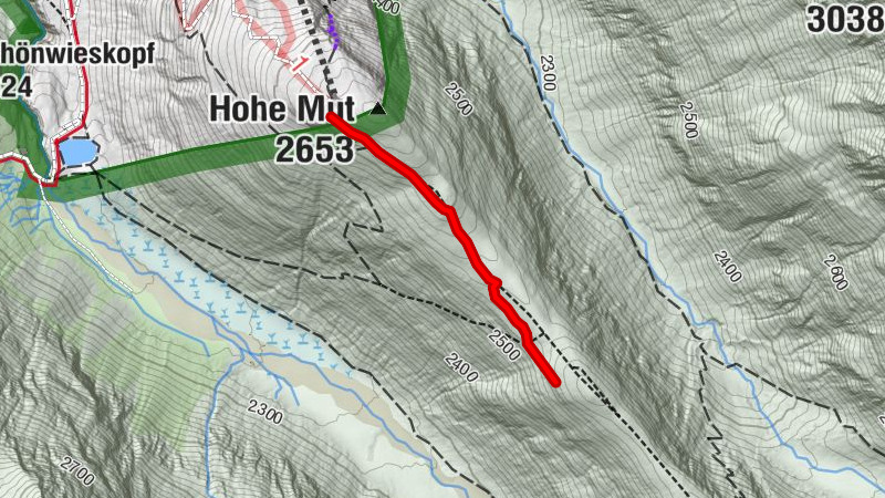 Winterwanderweg Hohe Mut Sattel - Nr. 6