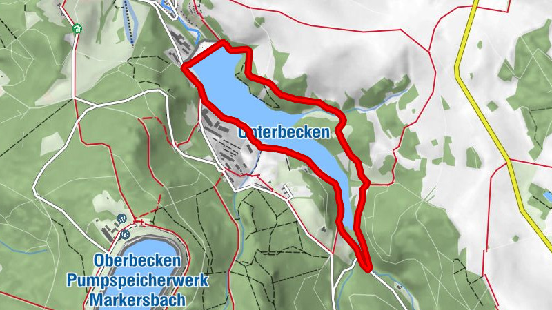 Rundweg Unterbecken Markersbach - Natur Pur