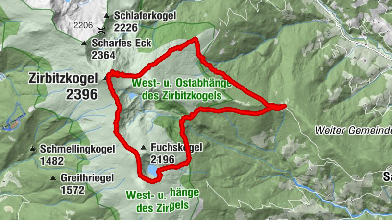 Zirbitzkogel Wildsee Rothaidehütte