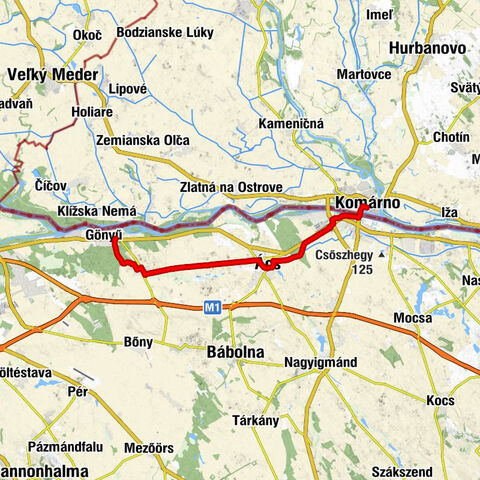 ST205a Gönyű - Komárno