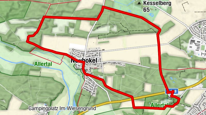Wanderweg "Der Neubokeler"
