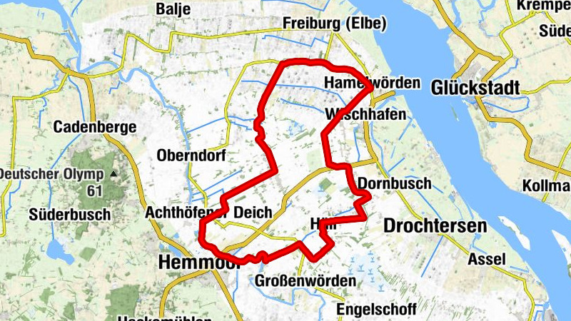 Moorroute: Altes Land am Elbstrom Radtour