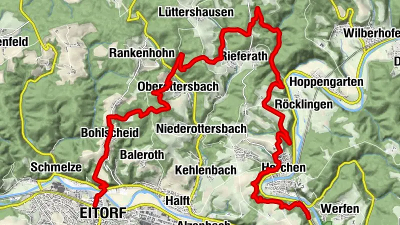 Natursteig Sieg | Etappe 05 | Eitorf–Herchen