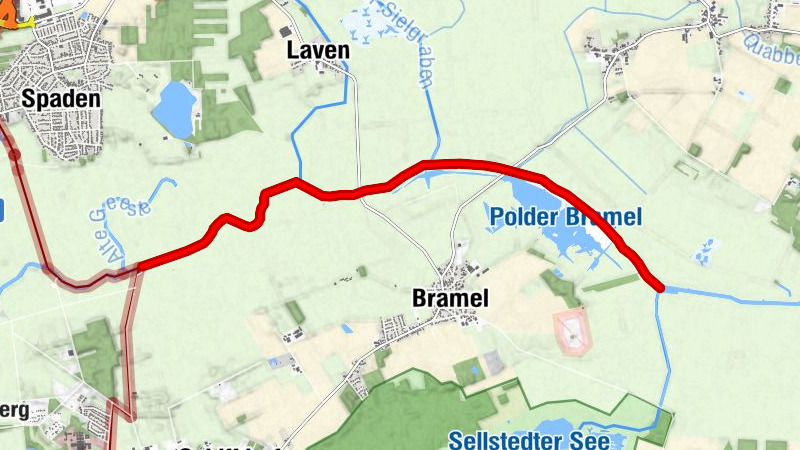 Kanuwandern auf der Geeste