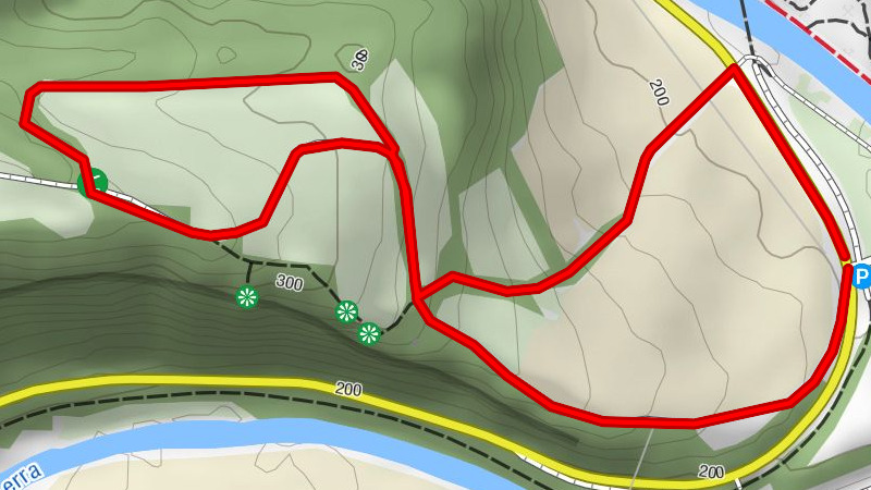 Mountainbiketour - "Panoramastrecke Ebenau im Werratal" bei Eisenach