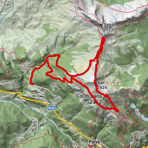 Historische Wanderung am Col di Lana, Veneto