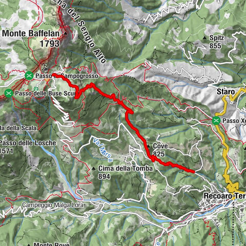 Piccole Dolomiti sentiero CAI 125