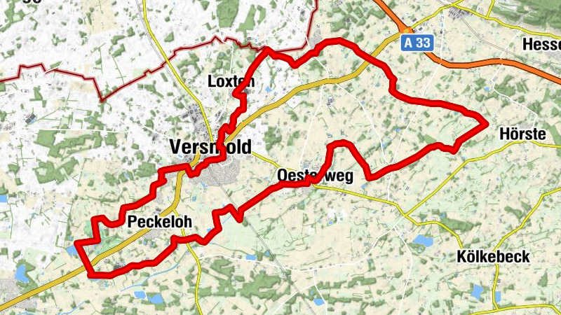 Radweg für Genießer - Etappe Versmold