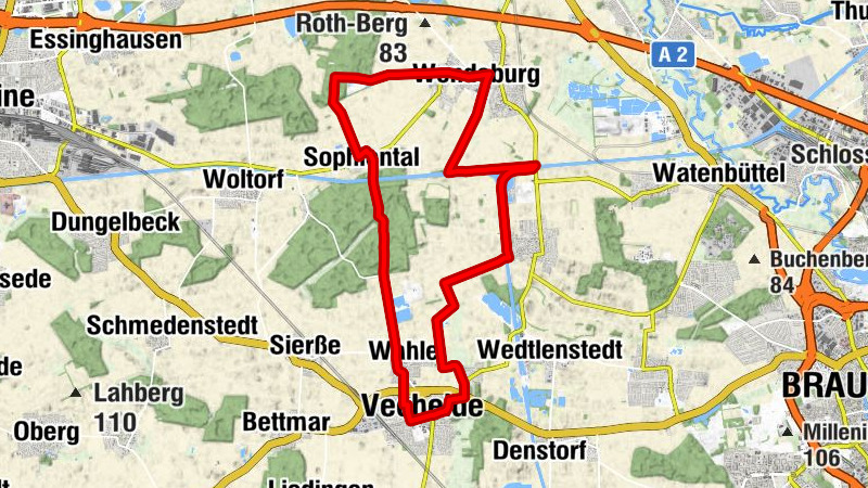 Extraportion Wasser und Wald zwischen Vechelde und Wendeburg