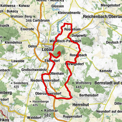 Tour 14: Around the Löbauer Berg (Löbau Mountain)