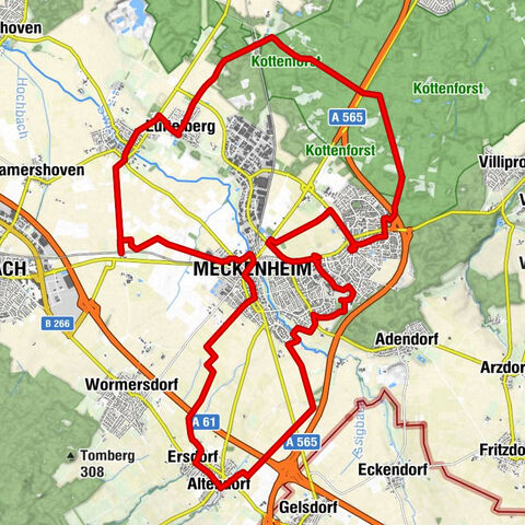 Schleife Meckenheim - Rheinische Apfelroute