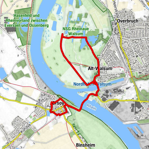 Seltene Tiere, alte Gemäuer und eine Fahrt mit der Rheinfähre