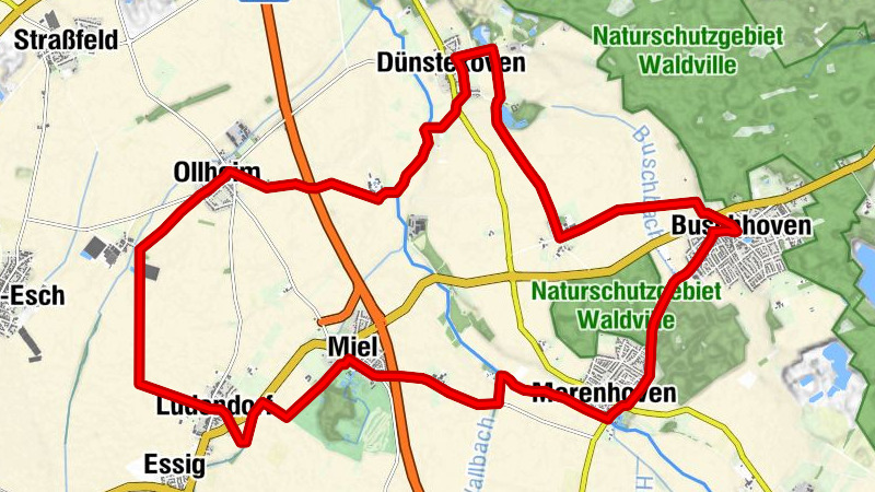 Schleife Swisttal - Rheinische Apfelroute