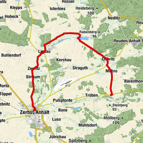 Radroute Vorfläming