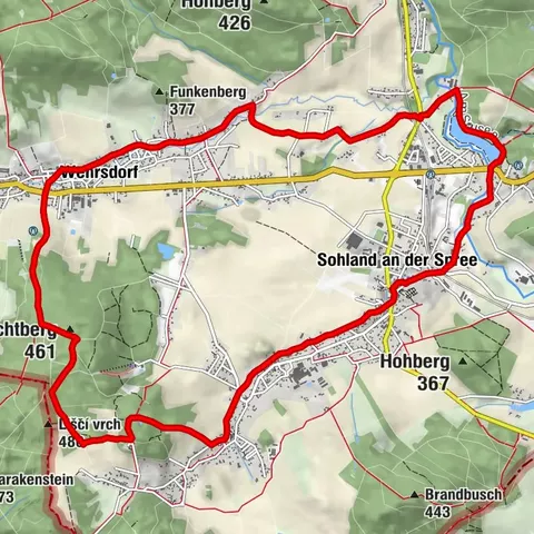 Rundweg um Wehrsdorf und Sohland a.d. Spree