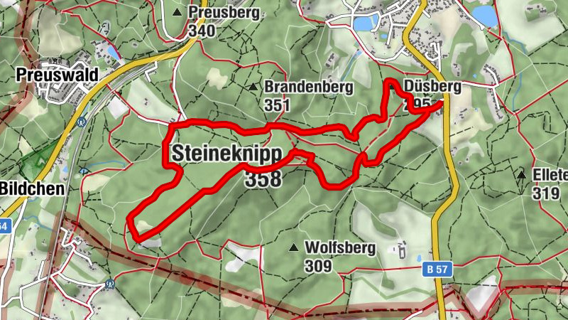 Wolfsschlucht und Gipfelglück - Den höchsten Punkt im Öcher Bösch erklimmen