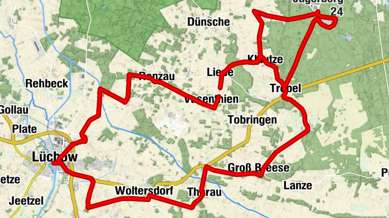 Fahrradtour durch die Nemitzer Heide