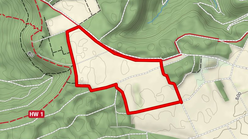 Kornbühl cross-country skiing trail (skating) in Burladingen