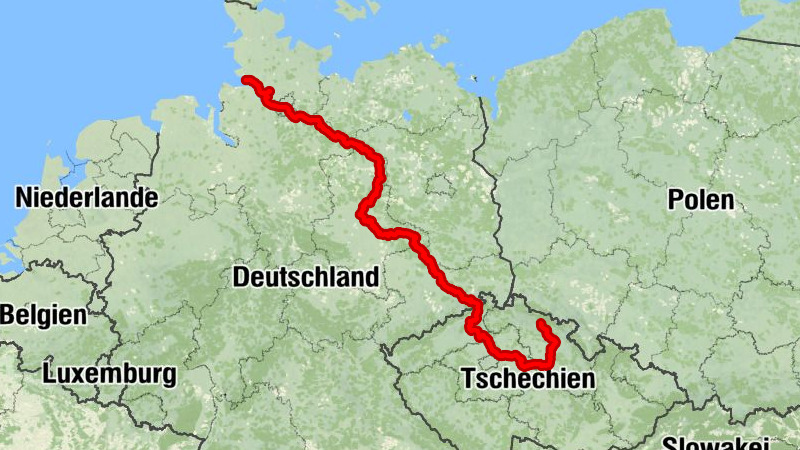 Elbe-Radweg komplett
