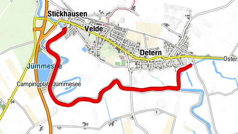Kanutour Tidetour Stickhausen - Französischer Weg
