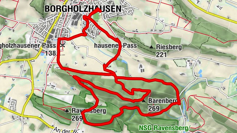 Barenberg-Runde | Nordic Walking Route rund um den Barenberg