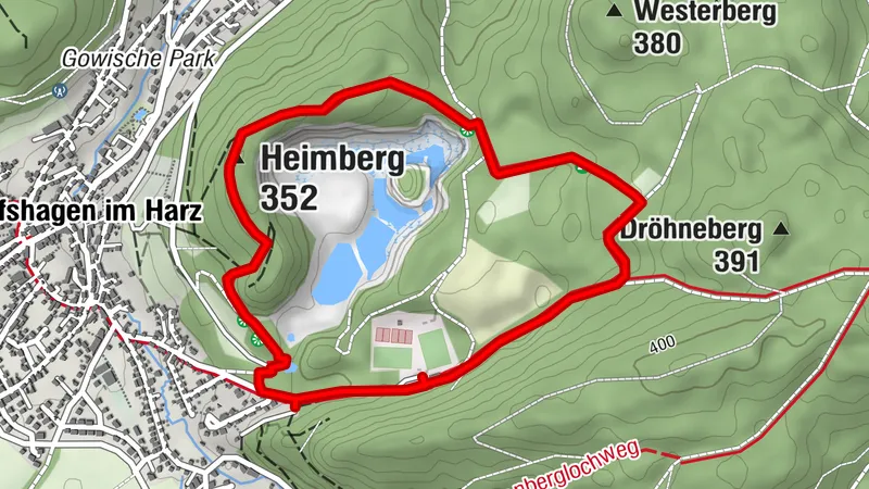 Themenpfad "Spur der Steine" in Wolfshagen im Harz