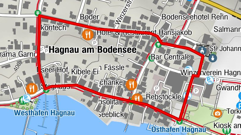 Kleiner Ortsspaziergang durch Hagnau
