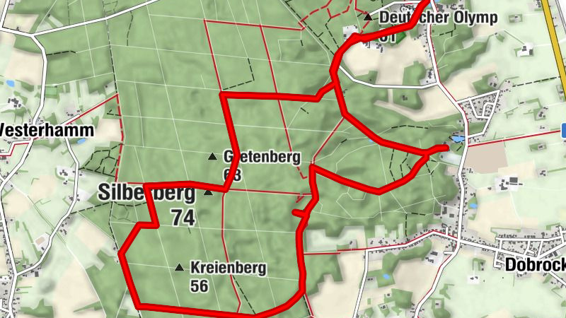 Wanderweg W3 - Dobrock