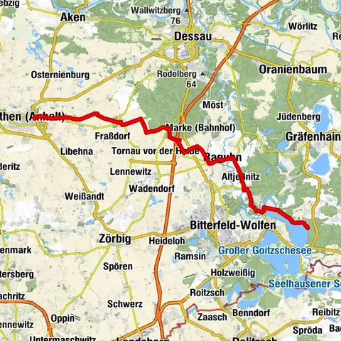 WelterbeRadeltag 2023 Tour 4 Von Köthen (Anhalt) nach Schlaitz