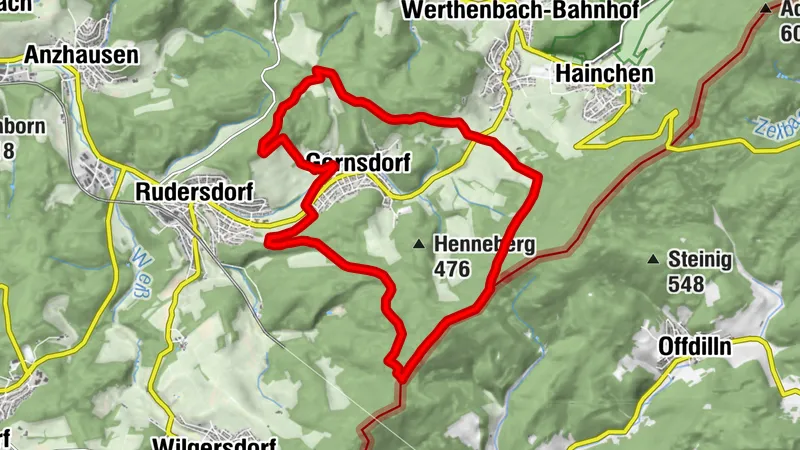 Rothaarsteig-Spur Gernsdorfer Höhentour